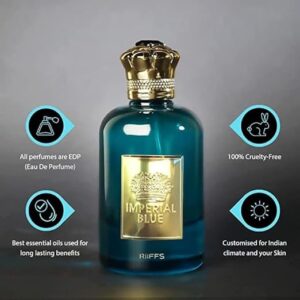 Perfume Imperial Blue Eau de Parfum Masculino Riiffs 100ml