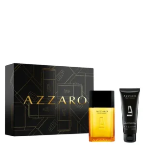 Kit Azzaro perfume masculino eau de Toilette 100ml+Shampoo 75ml Pour Homme