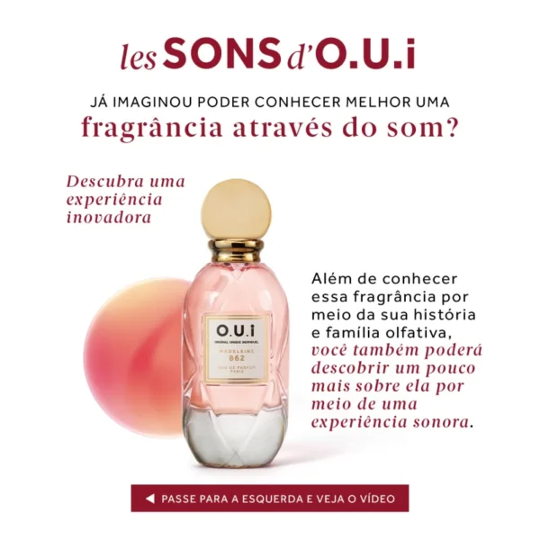 O.U.i Madeleine 862 Eau de Parfum 75ml - Imagem 5