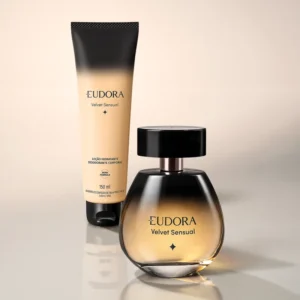Kit Eudora Velvet Sensual: Desodorante Colônia 100ml + Loção Corporal 150ml