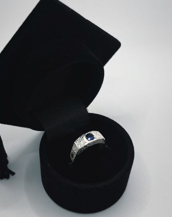 Anel de Formatura Masculino Prata 925