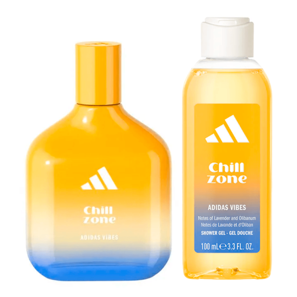 Kit Perfume Adidas Vibes Chill Zone Eau De Parfum 100ml + Shower Gel 100ml