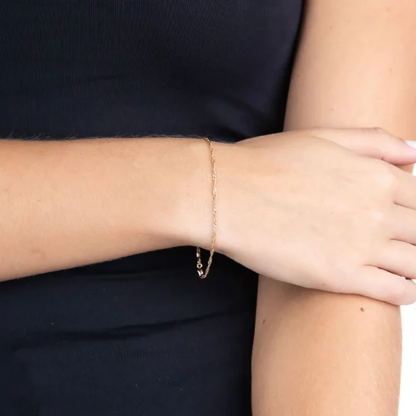 Pulseira Rommanel banhado a ouro18K 5504171800 - Imagem 2
