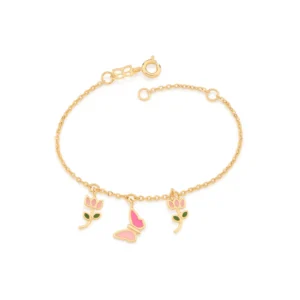 Pulseira Rommanel banhado a ouro18K - TAM.16 5516731614