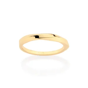 ALIANÇA TWIST BANHADO A OURO 18K - 51356112