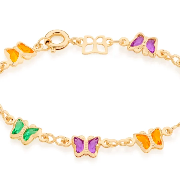 Pulseira Rommanel banhado a ouro18K - TAM.16 5516181614 - Imagem 3