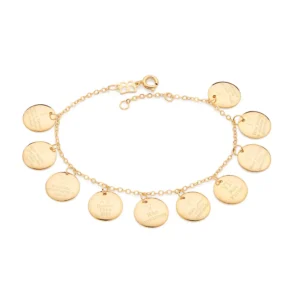 Pulseira Rommanel banhado a ouro18K - TAM.19 5521851900