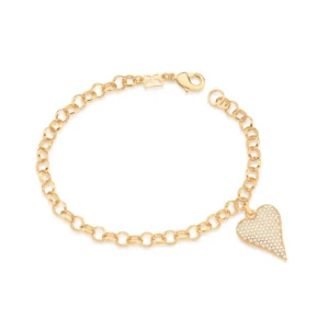 Pulseira Rommanel banhado a ouro18K- TAM.19 5520671906
