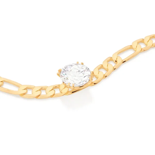 Pulseira Rommanel banhado a ouro18K - TAM.19 5520681906 - Imagem 3