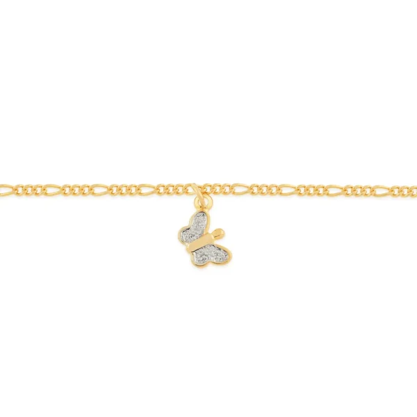 Tornozeleira Rommanel banhado a ouro18K - TAM.28 5506042800 - Imagem 4
