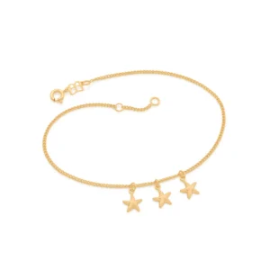Tornozeleira Rommanel banhado a ouro18K - TAM.25 5516682500