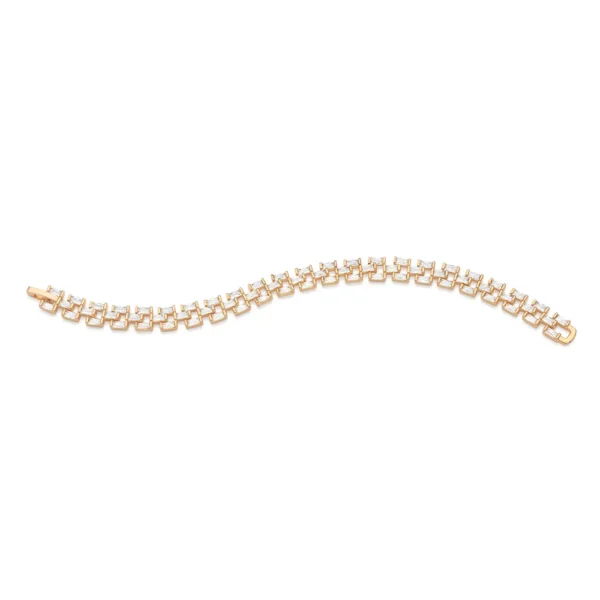 Pulseira Rommanel banhado a ouro18K - TAM.17 5521381706