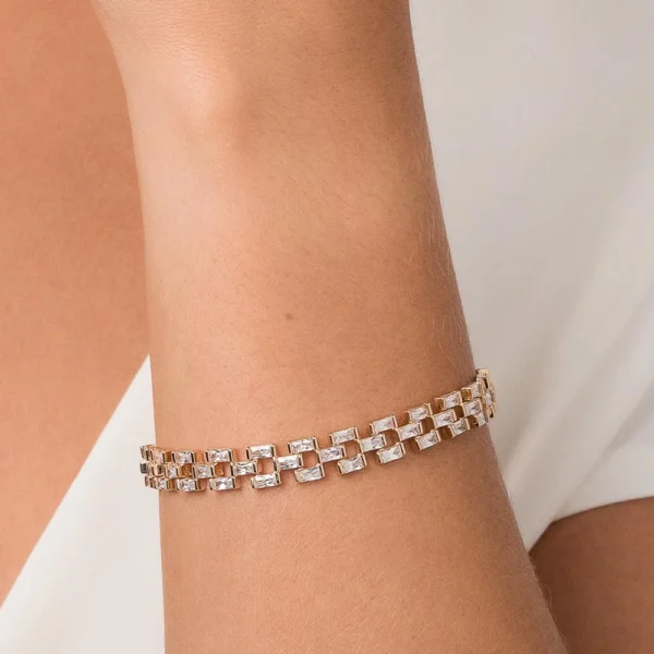 Pulseira Rommanel banhado a ouro18K - TAM.17 5521381706 - Imagem 2