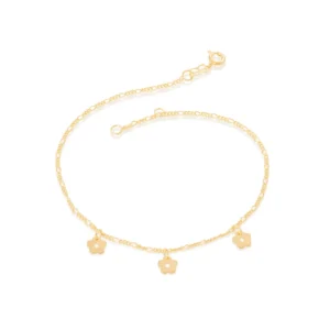 Tornozeleira Rommanel banhado a ouro18K – TAM.25 5506232500