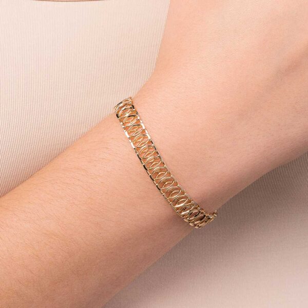 Pulseira Rommanel banhado a ouro18K- TAM.20 5521292000 - Imagem 2
