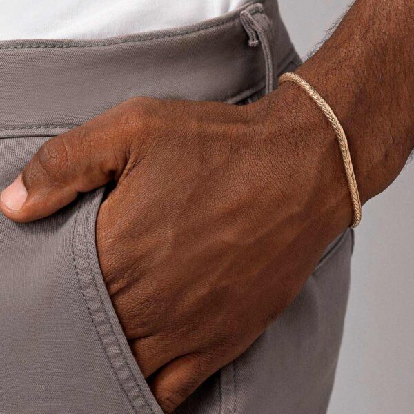 Pulseira Rommanel banhado a ouro18K - TAM.19 5521541900 - Imagem 2