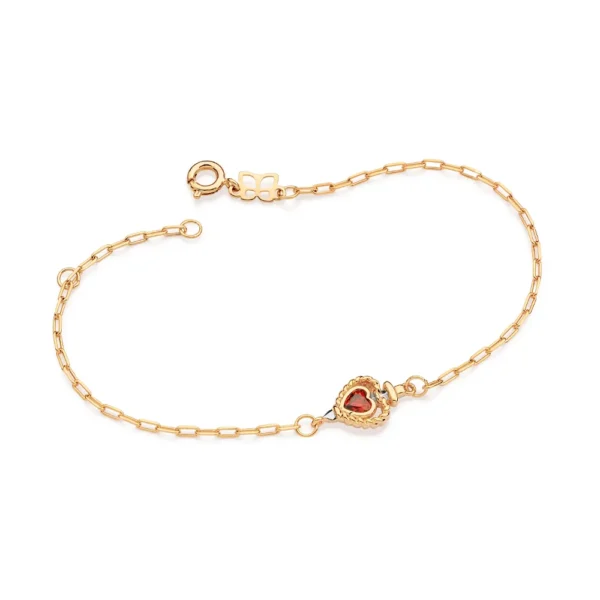 Pulseira Rommanel banhado a ouro18K - TAM.19 5521871933