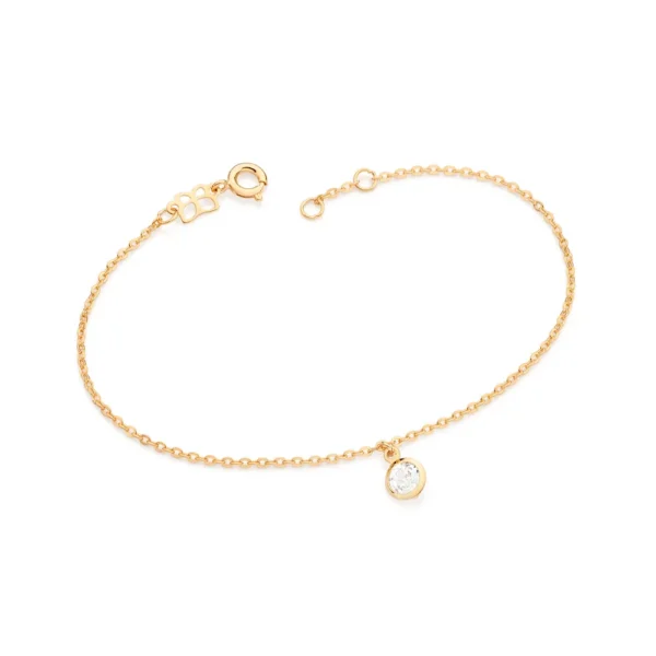 Pulseira Rommanel banhado a ouro18K - TAM.19 5517681906