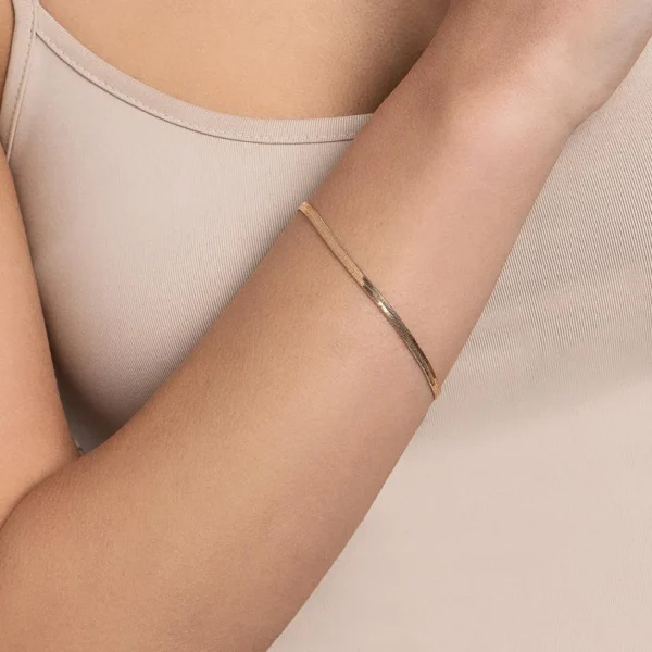Pulseira Rommanel banhado a ouro18K - TAM.19 5520311900 - Imagem 2