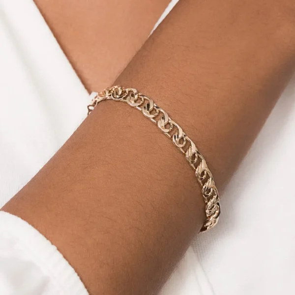 Pulseira Rommanel banhado a ouro18K - TAM.20 5521772000 - Imagem 3