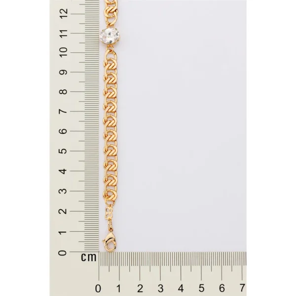 Pulseira Rommanel banhado a ouro18K - TAM.19 5521781906 - Imagem 3