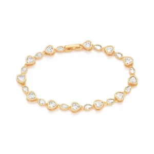 Pulseira Rommanel banhado a ouro18K -  TAM.19 5522001906