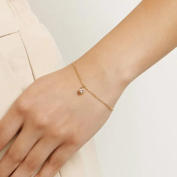 Pulseira Rommanel banhado a ouro18K - TAM.19 5517681906 - Imagem 2