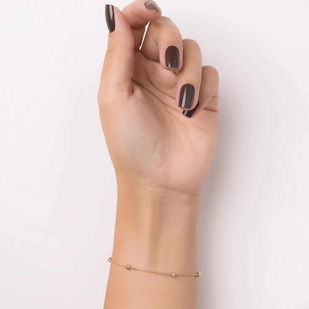 Pulseira Rommanel banhado a ouro18K –TAM.14 5501931400 - Imagem 3