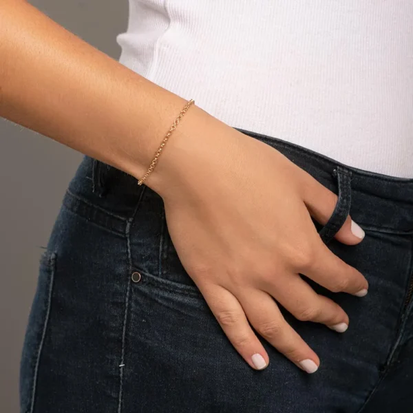 Pulseira Rommanel banhado a ouro18K - 5504261800 - Imagem 2