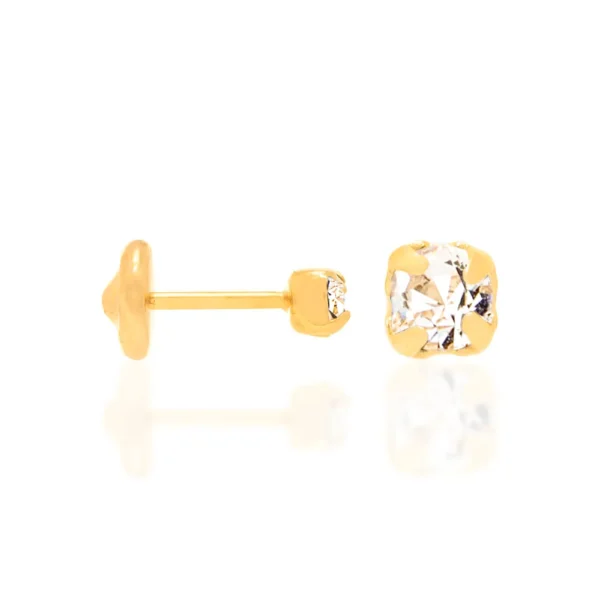 Brinco Rommanel banhado a ouro18K – 5271370006