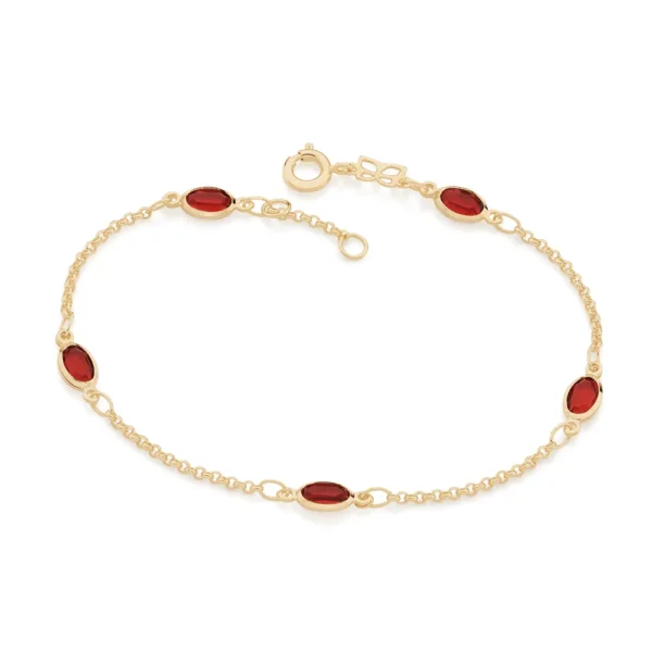 Pulseira Rommanel banhado a ouro18K – TAM.19 5516141933