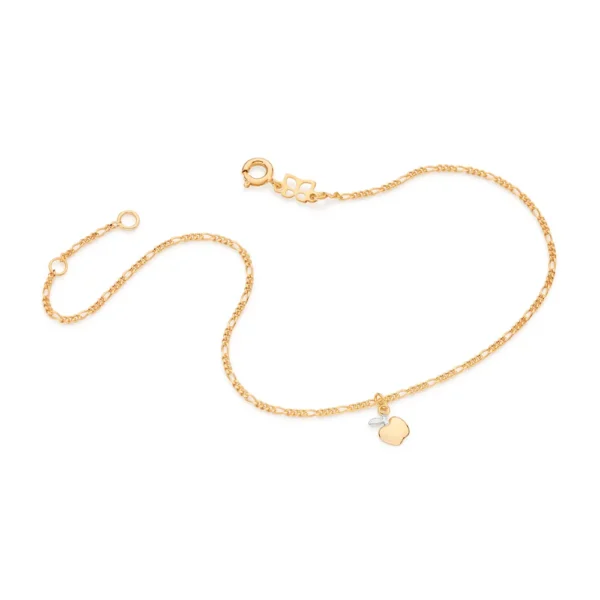 Tornozeleira Rommanel banhado a ouro18K- TAM.25 5501922500