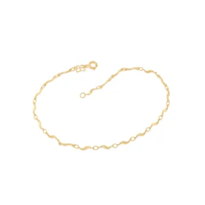 Tornozeleira Rommanel banhado a ouro18K- TAM.25 5504622500