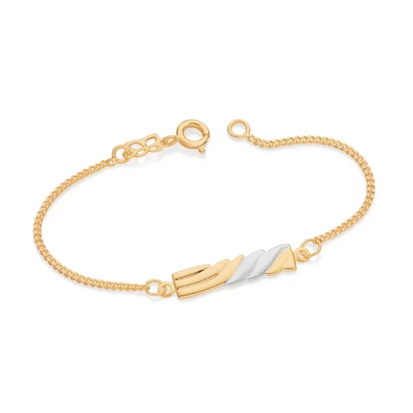 Pulseira Rommanel banhado a ouro18K -  TAM.14 5502161400