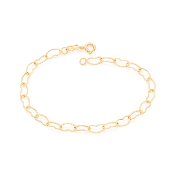 Pulseira Rommanel banhado a ouro18K-  TAM.19 5506831900