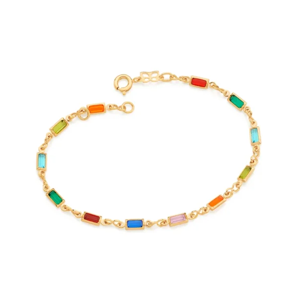 Pulseira Rommanel banhado a ouro18K - TAM.19 5506681914