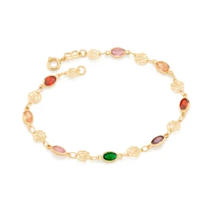 Pulseira Rommanel banhado a ouro18K - TAM.20 5517332014