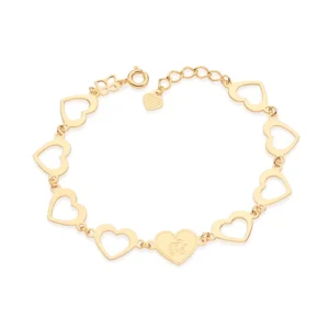Pulseira Rommanel banhado a ouro18K - TAM.19 5520221900