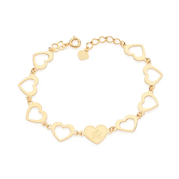 Pulseira Rommanel banhado a ouro18K - TAM.19 5520221900