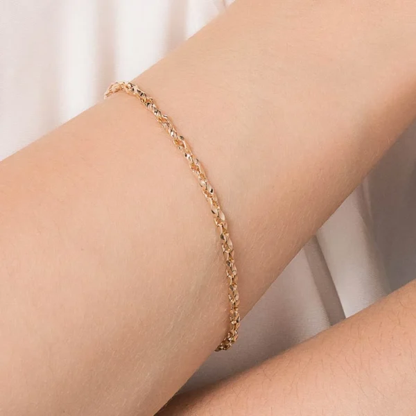 Pulseira Rommanel banhado a ouro18K - TAM.19 5521661900 - Imagem 2