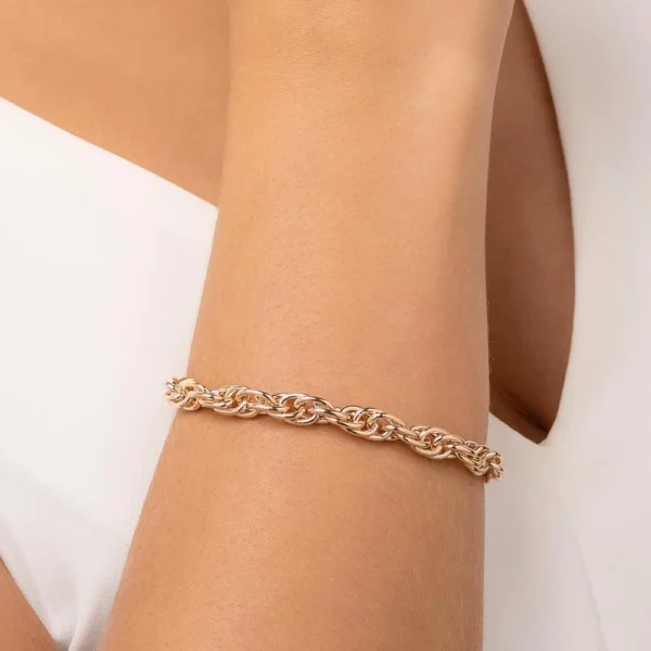 Pulseira Rommanel banhado a ouro18K - TAM.19 5521341900 - Imagem 2