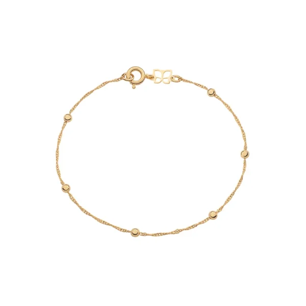 Tornozeleira Rommanel banhado a ouro18K – TAM.25 5512042500