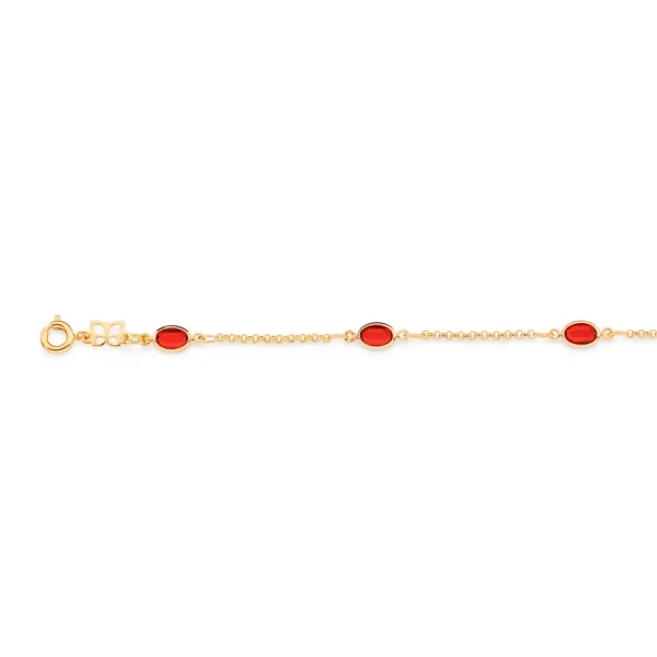 Pulseira Rommanel banhado a ouro18K – TAM.19 5516141933 - Imagem 4