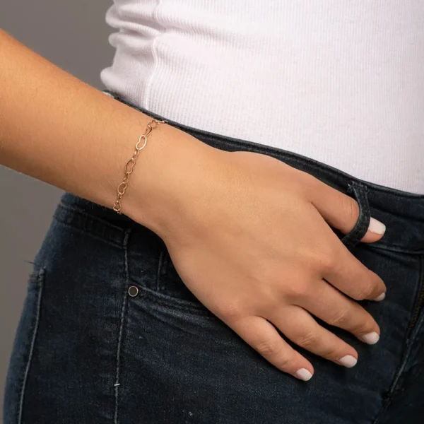 Pulseira Rommanel banhado a ouro18K-  TAM.19 5506831900 - Imagem 2