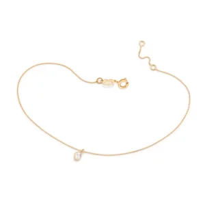 Tornozeleira Rommanel banhado a ouro18K –  TAM.25 5520962506