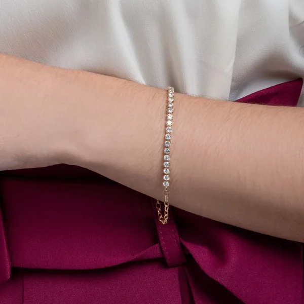 Pulseira Rommanel banhado a ouro18K -TAM.20 5516992006 - Imagem 2