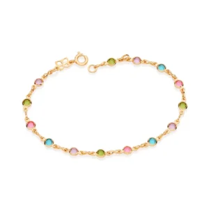 Pulseira Rommanel banhado a ouro18K - TAM.19 5506671914