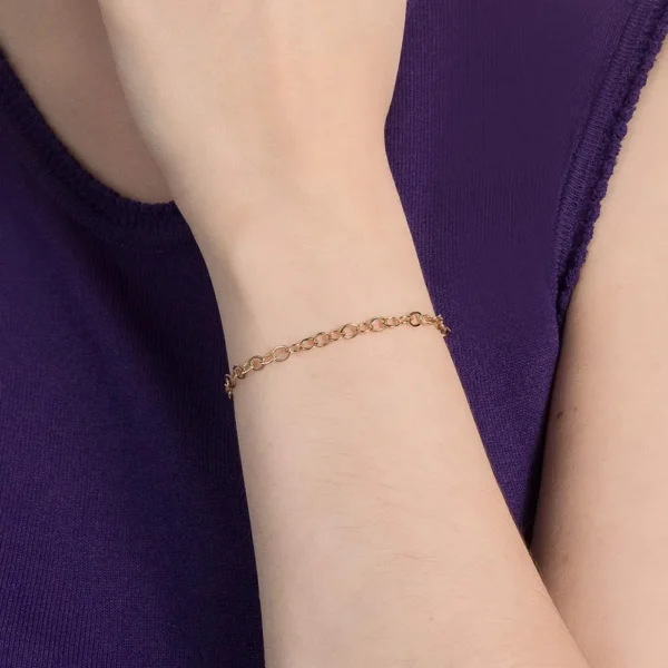 Pulseira Rommanel banhado a ouro18K - TAM.19 5520181900 - Imagem 2