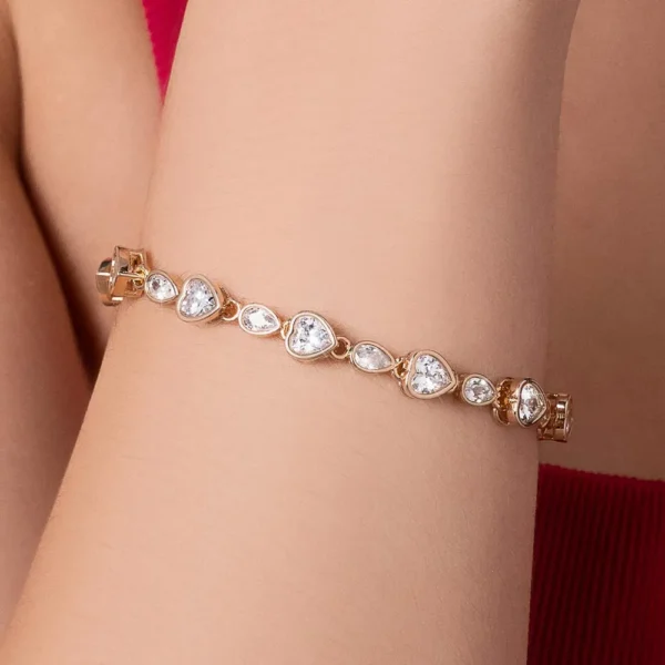 Pulseira Rommanel banhado a ouro18K - TAM.17 5521991706 - Imagem 2