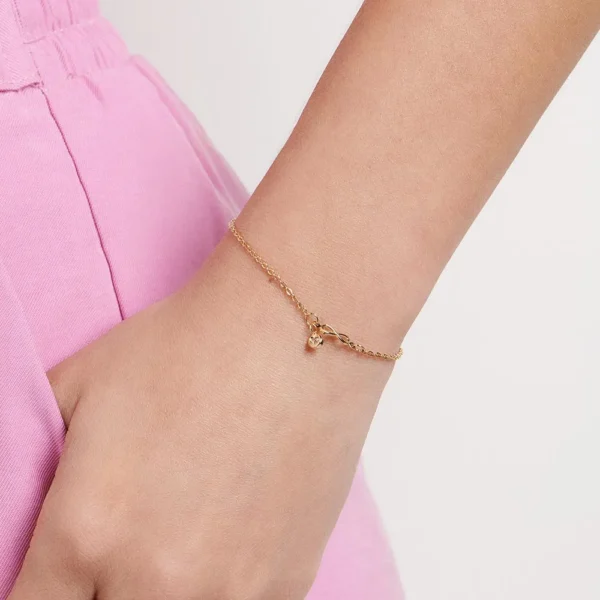 Pulseira Rommanel banhado a ouro18K - TAM.19 5517641906 - Imagem 3